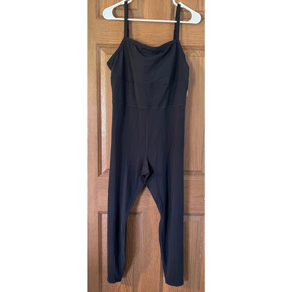Women's Soft Active Bodysuit Size XL All In Motion Black Moisture Wicking Drying - Picture 1 of 11
